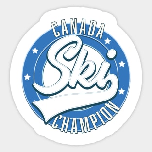 Canada Ski Champion logo Sticker